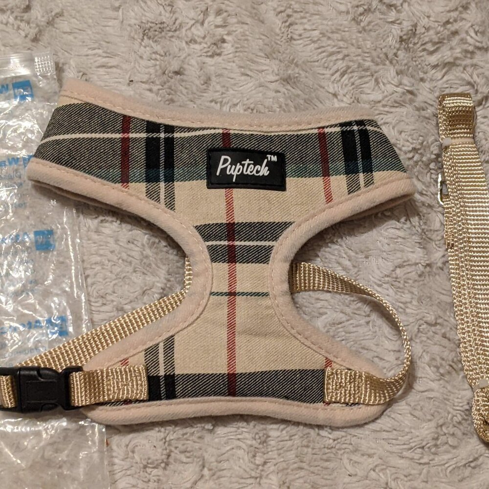 Pupteck Soft Mesh Dog Harness, Small
